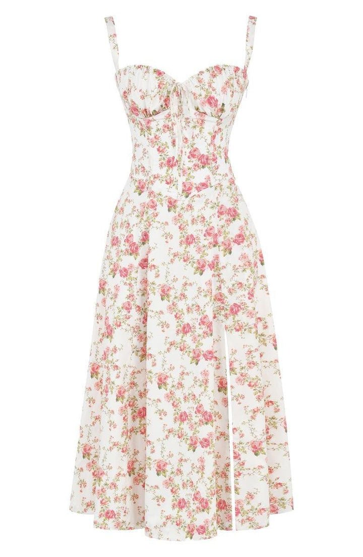 Midikleid Anna – mit Bustier-Oberteil aus Polyester