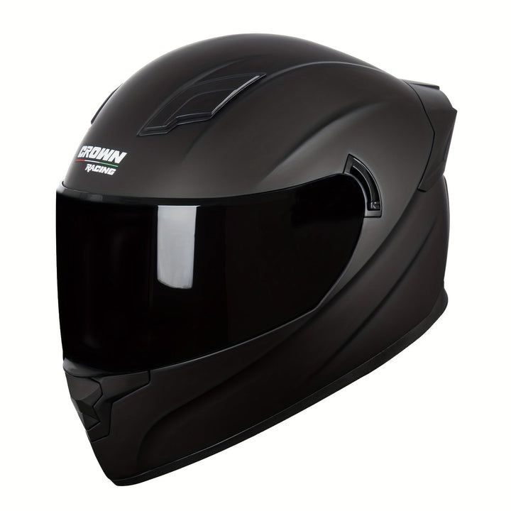 F-700 Motorradhelm - Matt Schwarz