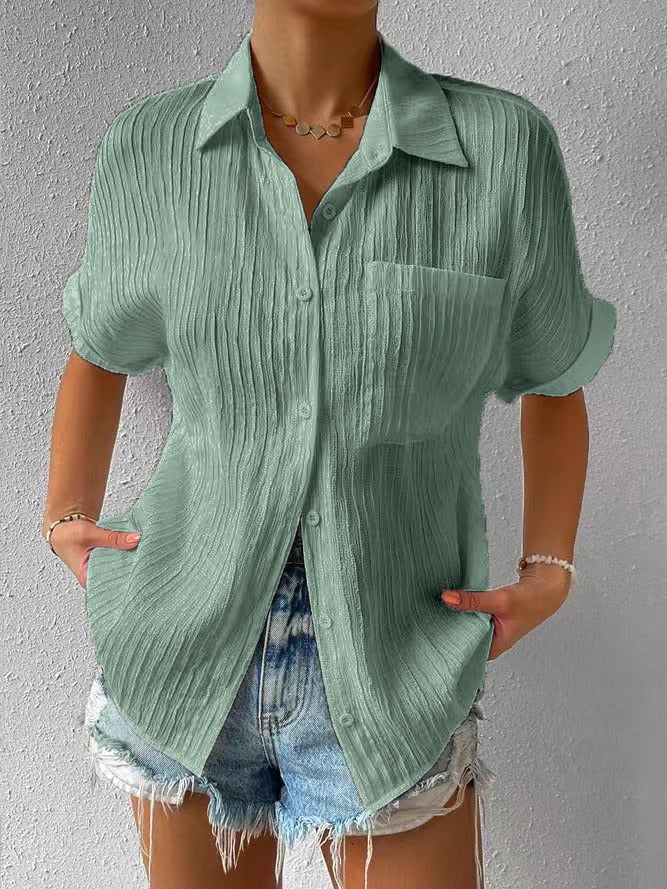 Lila | Elegant Classic Collared Blouse