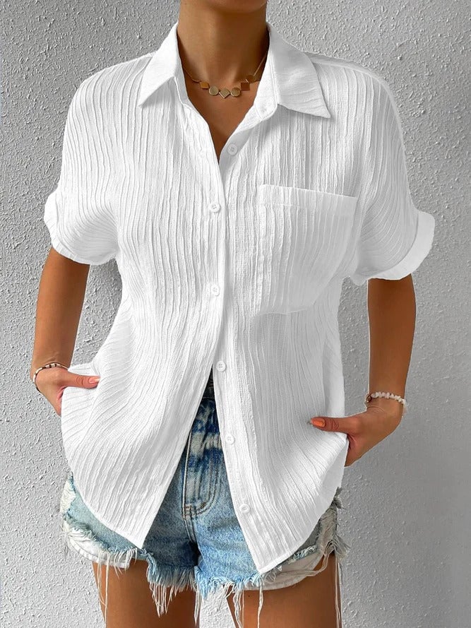 Lila | Elegant Classic Collared Blouse