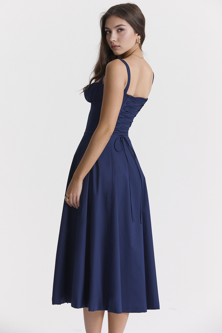 Midikleid Anna – mit Bustier-Oberteil aus Polyester