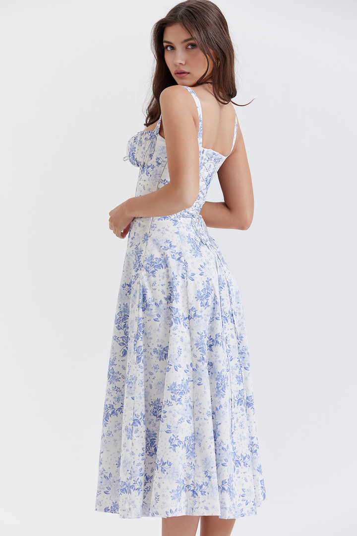 Midikleid Anna – mit Bustier-Oberteil aus Polyester