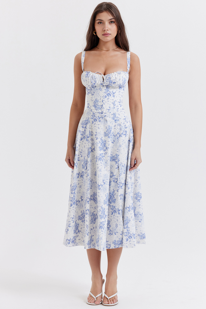 Midikleid Anna – mit Bustier-Oberteil aus Polyester