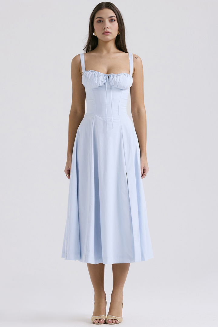 Midikleid Anna – mit Bustier-Oberteil aus Polyester