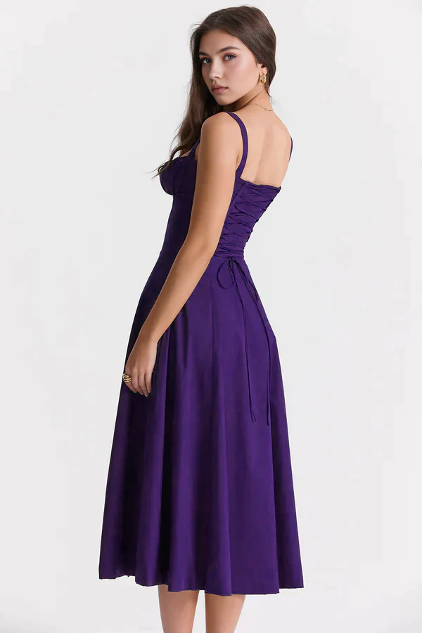Midikleid Anna – mit Bustier-Oberteil aus Polyester