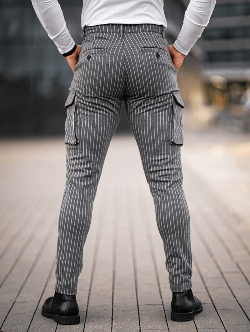 Vittorio Stretch-Hose - Grau