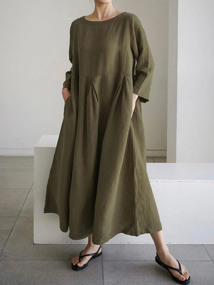 Loraine | Lockeres kleid mit Seitentaschen