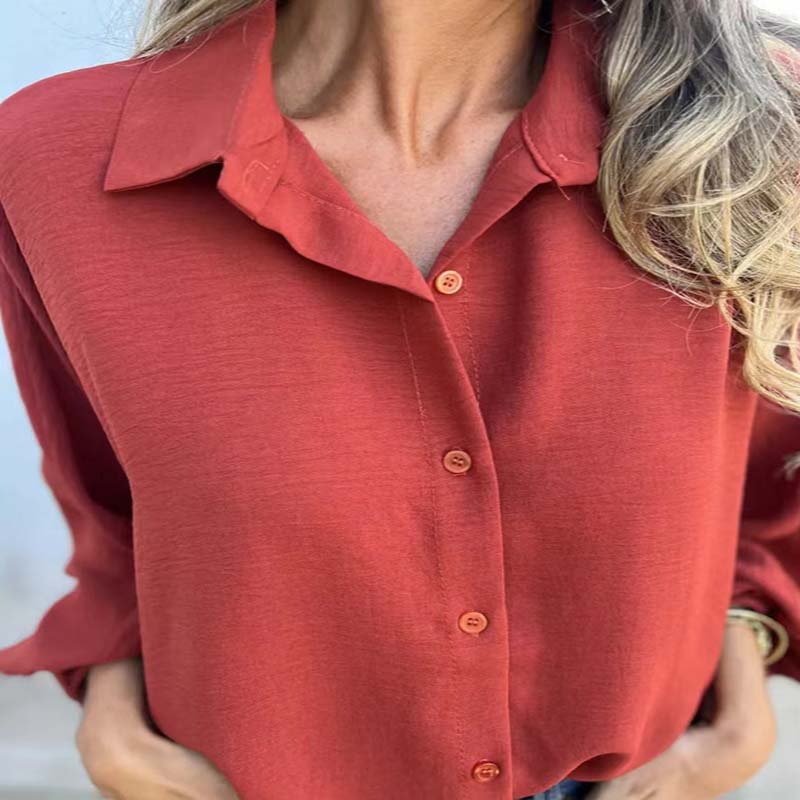 Mira | Classic Long-Sleeve Blouse