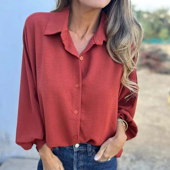 Mira | Classic Long-Sleeve Blouse