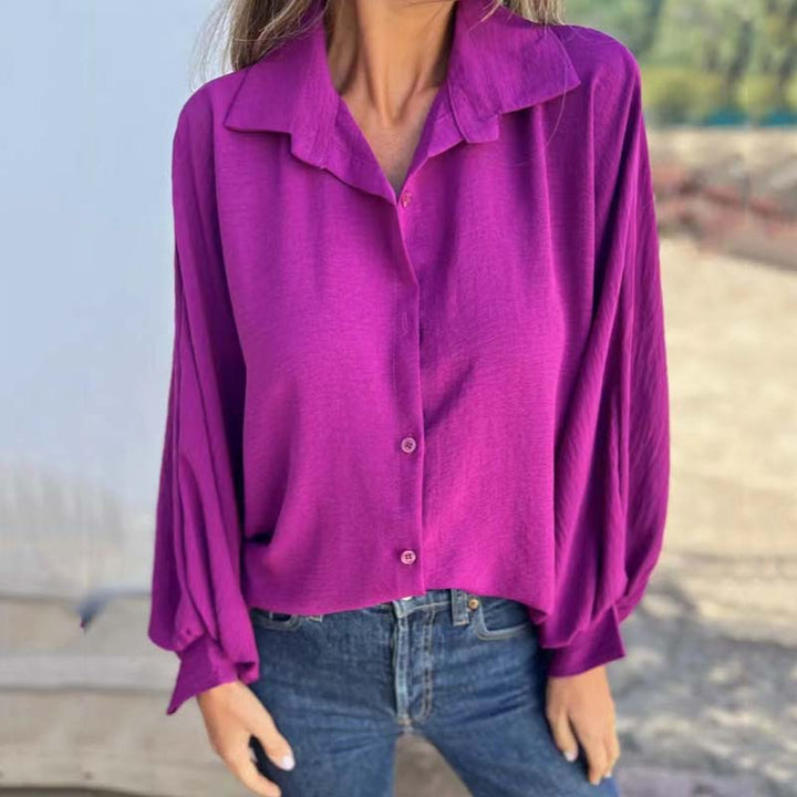 Mira | Classic Long-Sleeve Blouse