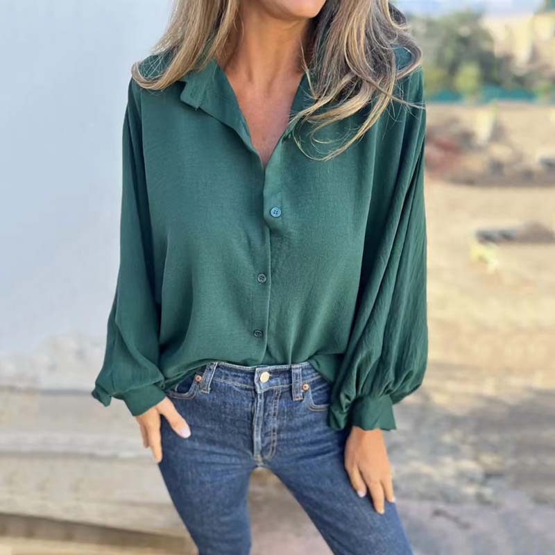 Mira | Classic Long-Sleeve Blouse