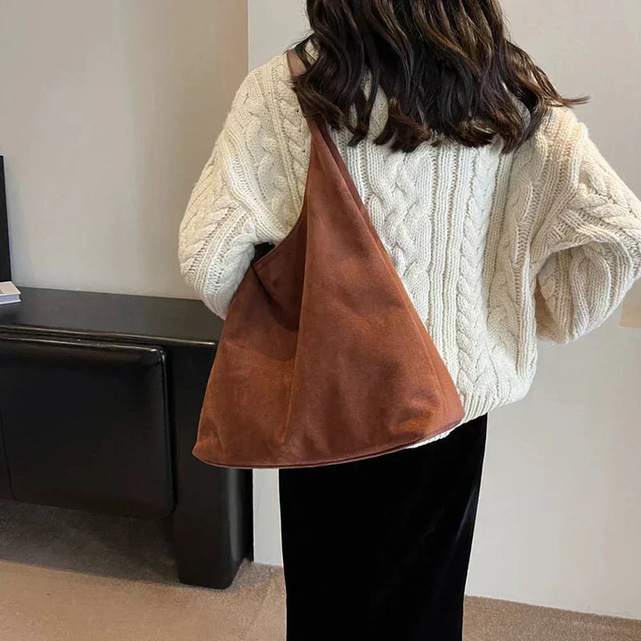Alette | Stilvolle Wildleder-Tote-Tasche