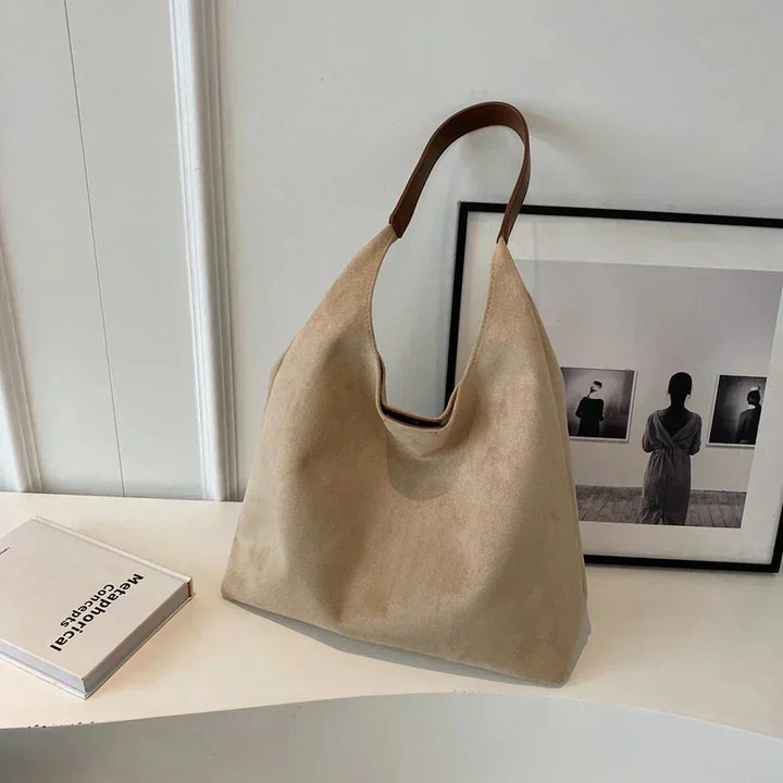 Alette | Stilvolle Wildleder-Tote-Tasche