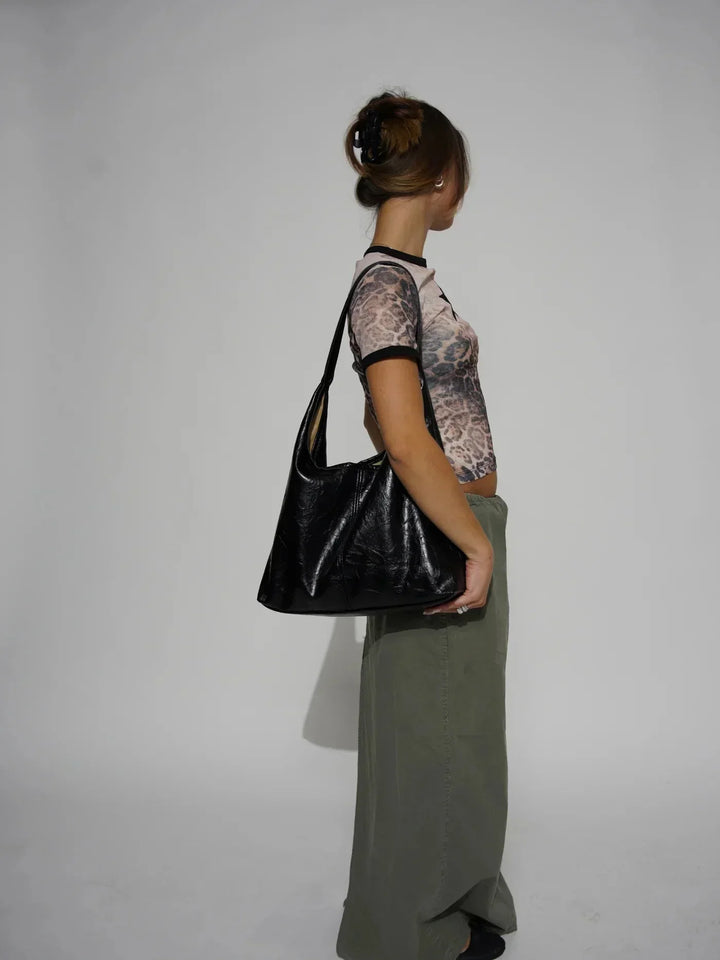 Babette | Stilvolle Lockere Hobo-Tote-Tasche