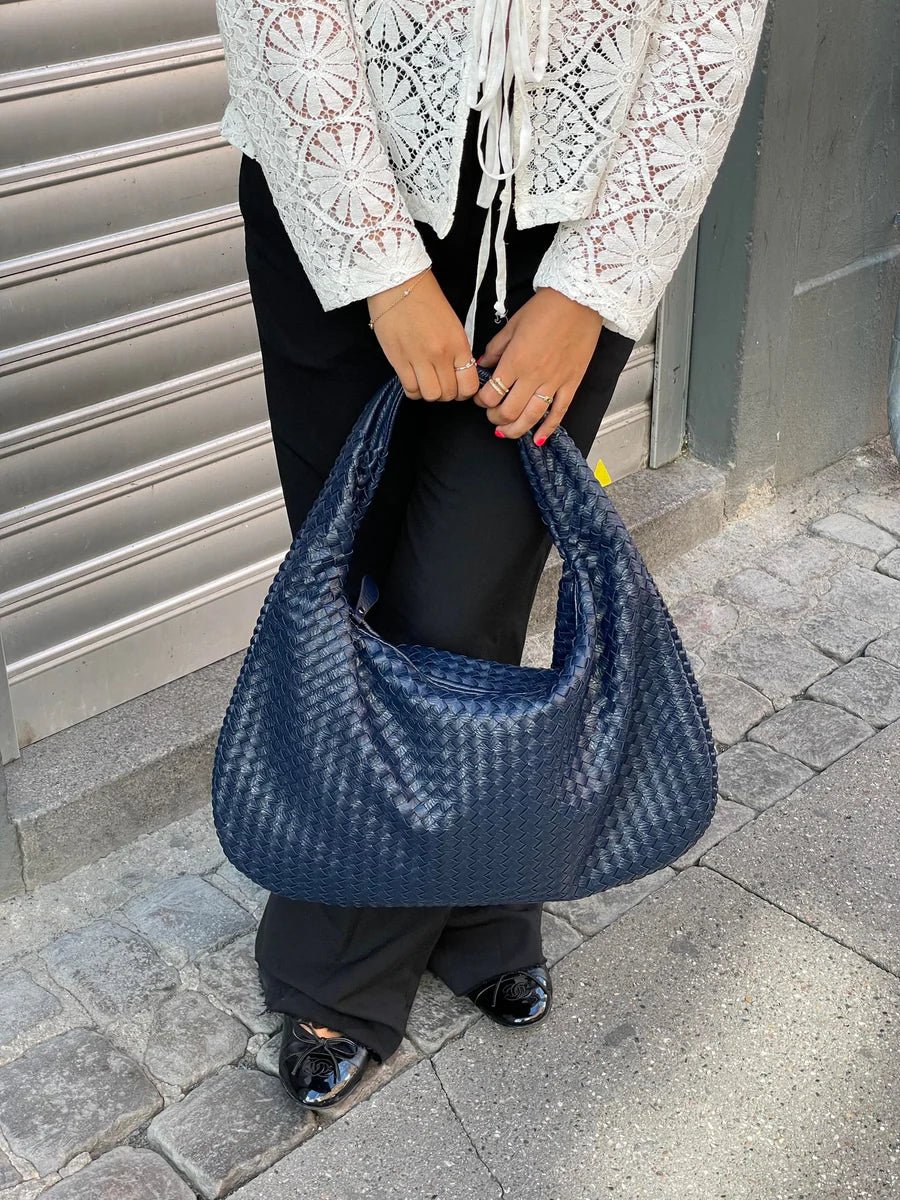 Mimi | Stilvolle Geflochtene Tote-Tasche