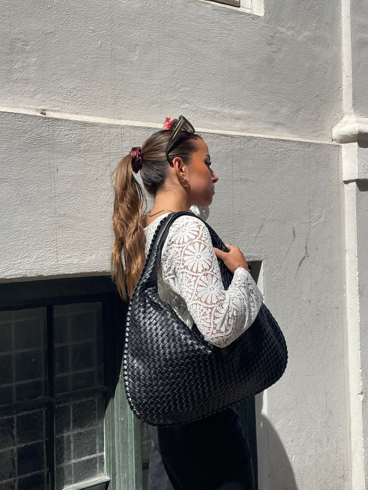 Mimi | Stilvolle Geflochtene Tote-Tasche