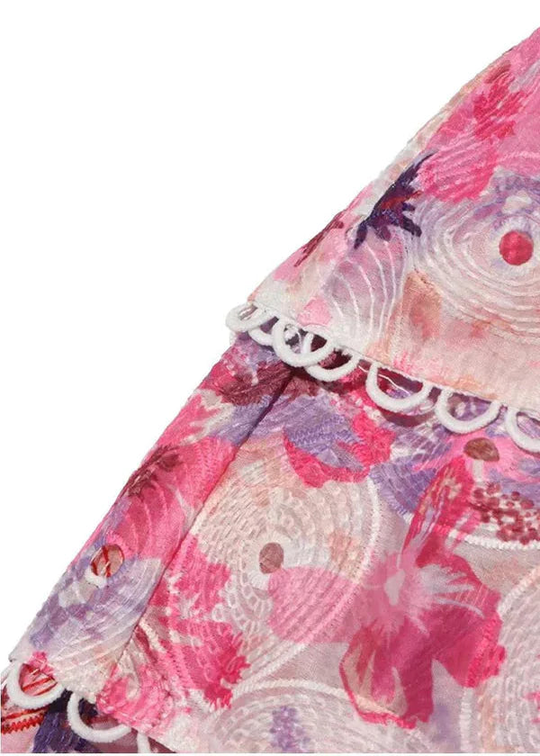 Vera - Kleid ohne Träger mit Blumenmuster