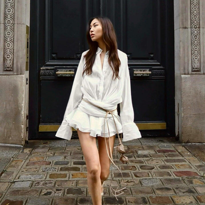 Keira - Plissiertes Minikleid